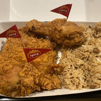 Jollibee - 3 piece Spicy Chickenjoy with Adobe Rice - Chicken Shop Near Me - Las Vegas, Nevada Jollibee - 3 piece Spicy Chickenjoy with Adobe Rice - Chicken Shop Near Me - Las Vegas, Nevada