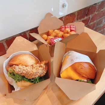 Egghead Sando Cafe - The Chic Sandwich, Breakfast Burger, Tater Tots - Breakfast & Brunch Near Me - San Jose, California