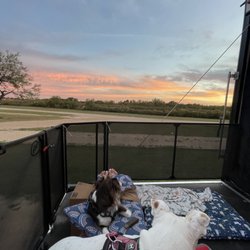 Spring Creek Marina & RV Park - Sunsets from the back RV lot