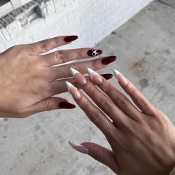 Polished Nail Lounge - Almond shaped full sets
