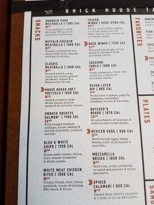 Menu photo 5 Brick House Sugar Land, TX