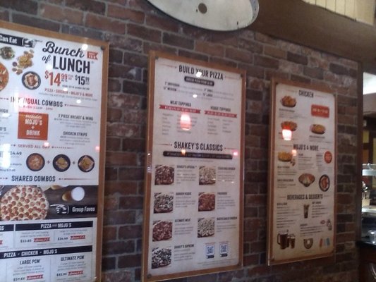 Menu photo 2 Shakey's Pizza Parlor Burbank, CA Menu photo 2 Shakey's Pizza Parlor Burbank, CA