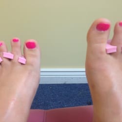 One thing I will say.. It always takes forever. They sometimes forget me but if you forget flip flops they have throw aways!