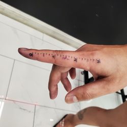 Suite Dreamz Tattoo Studio - A legit measuring tape tattoo!