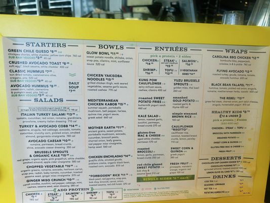 Menu photo 4 Flower Child Henderson, NV