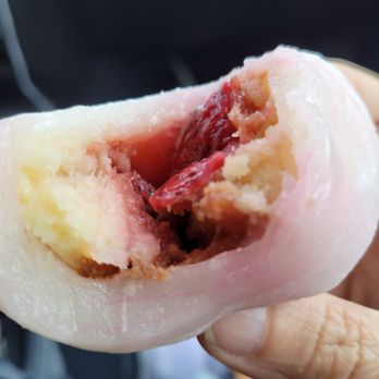 Two Ladies Kitchen - Strawberry shortcake in a mochi (a special on the day I was there). It was DIVINE. I still dream about this one. - Bakeries Near Me - Hilo, Hawaii Two Ladies Kitchen - Strawberry shortcake in a mochi (a special on the day I was there). It was DIVINE. I still dream about this one. - Bakeries Near Me - Hilo, Hawaii