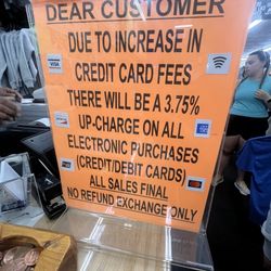 Up North - Credit Card Fees