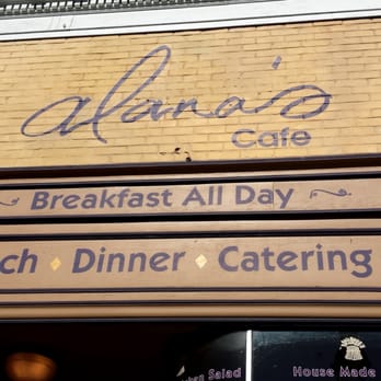 Alana's Cafe - Signage - Breakfast & Brunch Near Me - Burlingame, California Alana's Cafe - Signage - Breakfast & Brunch Near Me - Burlingame, California