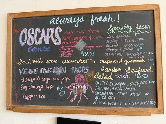 Menu photo 7 Oscars Mexican Seafood San Diego, CA