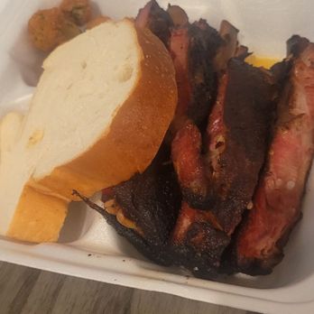 Stockyard Bar BQ - Ribs and sausage: the ribs were good. - Barbeque Near Me - Houston, Texas Stockyard Bar BQ - Ribs and sausage: the ribs were good. - Barbeque Near Me - Houston, Texas