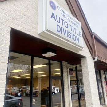 AUTOMOBILE TITLE DEPT OF CUYAHOGA COUNTY - Updated January 2025 