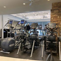 Treadmills at the Central Arlington YMCA.