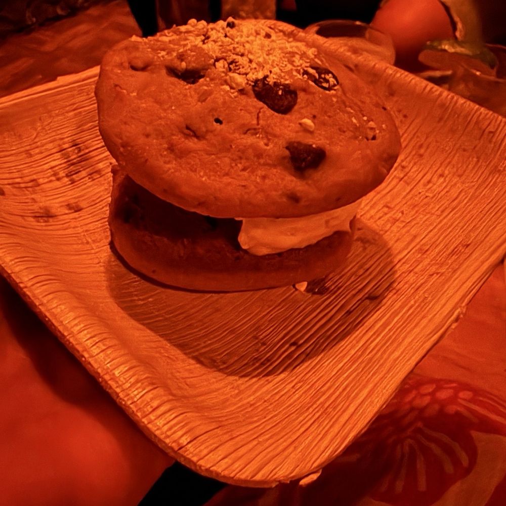 Stowaway - Choc chip coconut ice cream sandwich - Tiki Bars Near Me - Tustin, California Stowaway - Choc chip coconut ice cream sandwich - Tiki Bars Near Me - Tustin, California