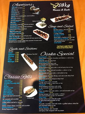 Menu photo 3 Osaka Ramen & Sushi Norfolk, VA