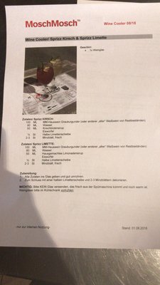 Menu photo 1 MoschMosch Heilbronn, BW