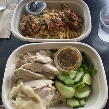 Hawking Bird - Fried chicken above and KMG below - Asian Fusion Near Me - Oakland, California Hawking Bird - Fried chicken above and KMG below - Asian Fusion Near Me - Oakland, California