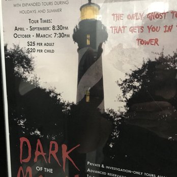 St. Augustine Lighthouse & Maritime Museum - Ghost Tour if you dare - Museums Near Me - Saint Augustine, Florida
