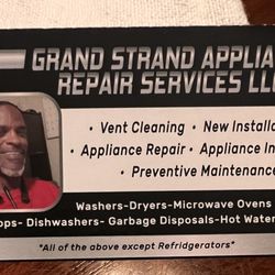 Grand Strand Appliance Repair Service - Mr. Skelton's business card