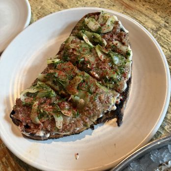 Peche Seafood and Grill - steak tartare w/ oyster aioli - Seafood Near Me - New Orleans, Louisiana