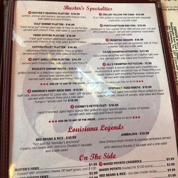 Buster's Place - Seafood Near Me - Covington, Louisiana
