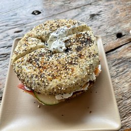 Smoked salmon bagel Smoked salmon bagel