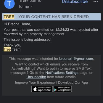 Tree Apartments - Denied my post in the community forum when I asked if anyone saw or heard anything suspicious the night my car was broken into. - Apartments Near Me - Austin, Texas