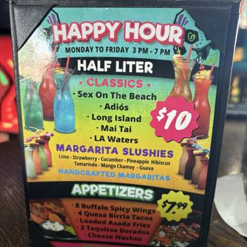 Kalaveras - Happy hour menu - Mexican Near Me - Orange, California