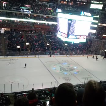 Nationwide Arena - Go jackets! View from sec 205 - Stadiums & Arenas Near Me - Columbus, Ohio