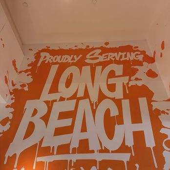 Proudly Serving - Like the orange & old school vibe - Burgers Near Me - Long Beach, California