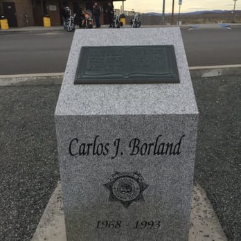 Borland Rest Stop - Officer Borland's unfortunately placed memorial. - Rest Stops Near Me - Churchill County, Nevada
