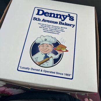 Denny's 5th Avenue Bakery - Box - Bakeries Near Me - Bloomington, Minnesota Denny's 5th Avenue Bakery - Box - Bakeries Near Me - Bloomington, Minnesota