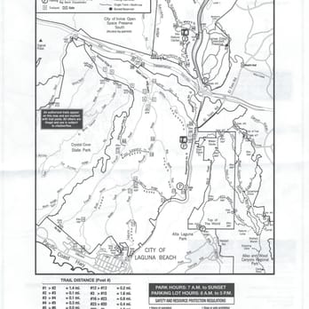 Laguna Coast Wilderness Park - Park Map #1 - Parks Near Me - Laguna Beach, California Laguna Coast Wilderness Park - Park Map #1 - Parks Near Me - Laguna Beach, California