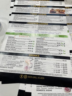 Menu photo 7 Arepa Grill Atlanta, GA Menu photo 7 Arepa Grill Atlanta, GA