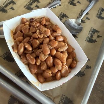 Longleaf Swine BBQ - Whiskey Baked Beans (more like pinto beans) - Southern Near Me - Raleigh, North Carolina