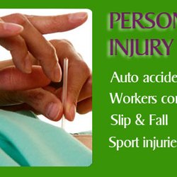 Acupuncture works for auto accident and workers' compensation injuries