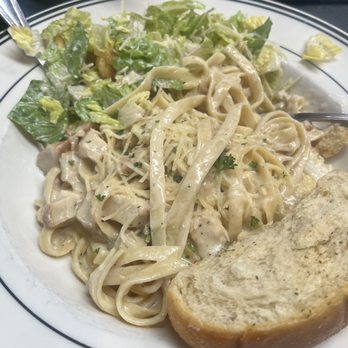 Timber's Roadhouse - Chicken Alfredo and Ceasar Salad - Barbeque Near Me - Goleta, California Timber's Roadhouse - Chicken Alfredo and Ceasar Salad - Barbeque Near Me - Goleta, California