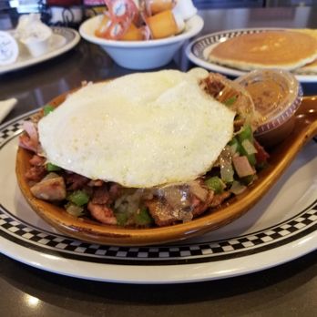 Cozy Corner - Meat Lovers Skillet!! - Pancakes Near Me - Chicago, Illinois Cozy Corner - Meat Lovers Skillet!! - Pancakes Near Me - Chicago, Illinois