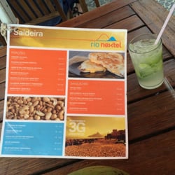 Quiosque Saideira - Menu