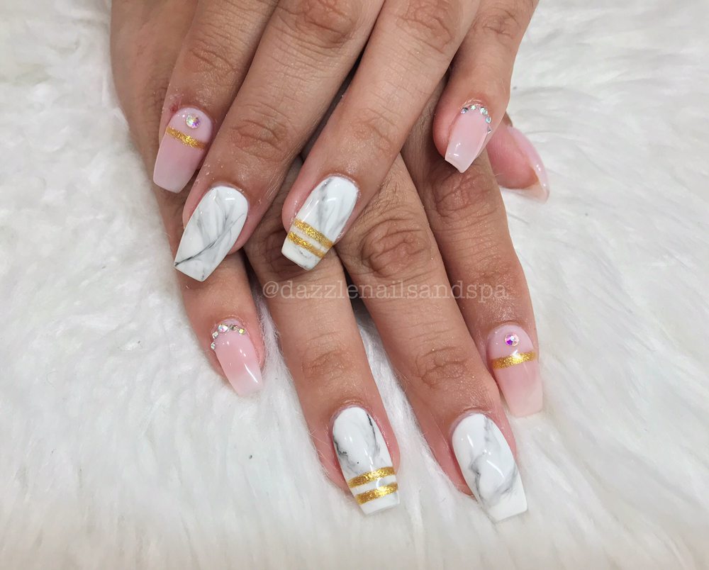 Dazzle dry manicure