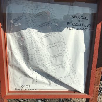 Folsom Blvd Flea Market - Map of Vendors - Antiques Near Me - Sacramento, California
