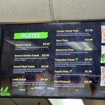 Ali Baba - The Ali baba menu - Mediterranean Near Me - Chico, California