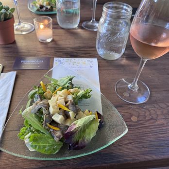 Jimtown and Then Sum - Roasted Sweet Potato & Artichoke over Salad Greens with a Lemon Vinaigrette - Wine Bars Near Me - Healdsburg, California Jimtown and Then Sum - Roasted Sweet Potato & Artichoke over Salad Greens with a Lemon Vinaigrette - Wine Bars Near Me - Healdsburg, California