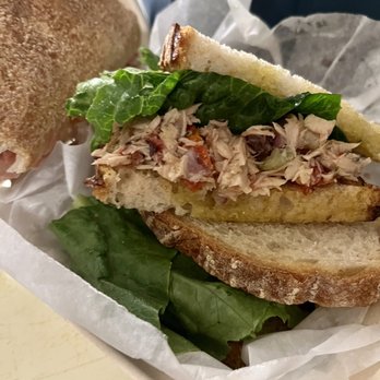 York - Mediterranean Tuna salad sandwich - Coffee & Tea Near Me - Ann Arbor, Michigan