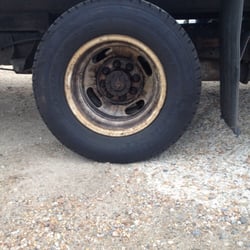 Budget Car Rental - Rusted out tires on our truck.