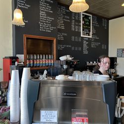 Brig O'Doon Coffee House - Menu and coffee prep