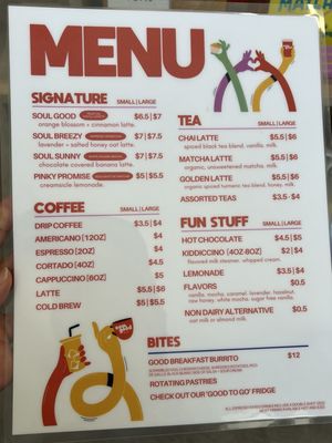 Menu photo 8 Soul Good Coffee Skokie, IL