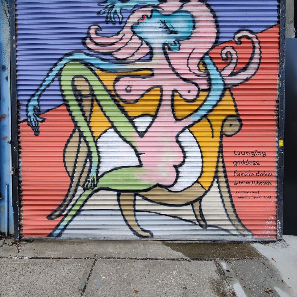 Welling Court Mural Project - Public Art Near Me - Astoria, New York