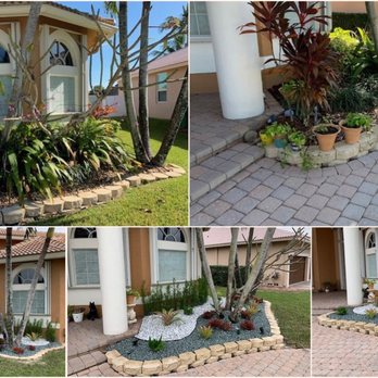Paradise Look - a variety of plants in front of a house - Tree Services Near Me Paradise Look - a variety of plants in front of a house - Tree Services Near Me