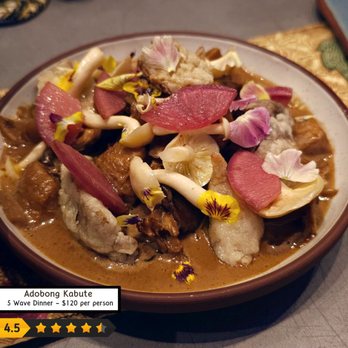 Kaya - Adobong Kabute - Different types of mushrooms in a soy sauce, vinegar with coconut milk based sauce - Filipino Near Me - Orlando, Florida Kaya - Adobong Kabute - Different types of mushrooms in a soy sauce, vinegar with coconut milk based sauce - Filipino Near Me - Orlando, Florida