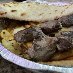 Cozmos Souvlaki - Two skewers of lamb is the way to go!